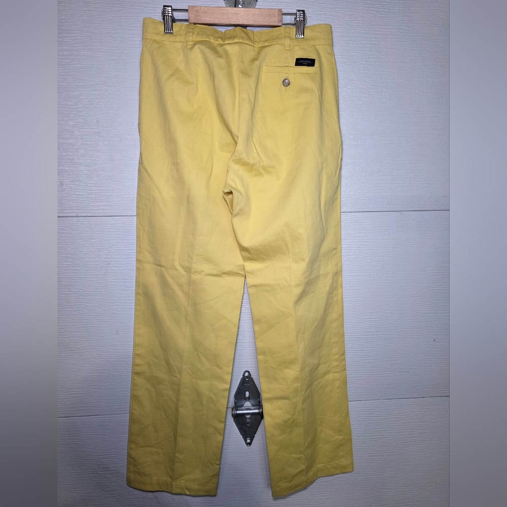 MaxMara Yellow Straight-Leg Chinos - Picture 2 of 4
